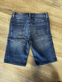 jeansové kraťasy vel 152 C&A - 2