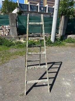 Dřevěný žebřík malířský 180cm rozkládací - 2