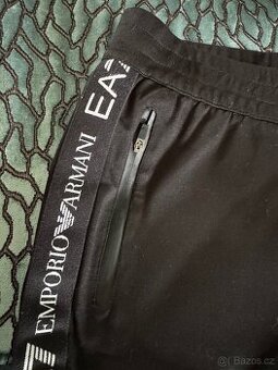 Tepláky ARMANI - černé/růžové detaily XL dámské - 2