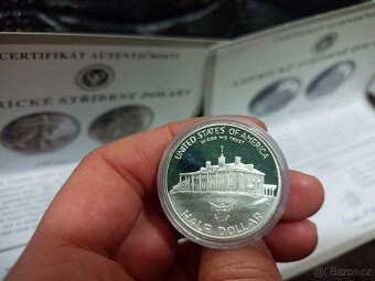 Sběratelská mince Half Dollar George Washington USA 1982 - 2