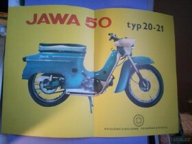 Jawa 50 typ 20-21, orig. prospekt - 2