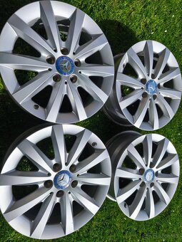 Originální alu kola Mercedes r16 5x112 třída A B - 2
