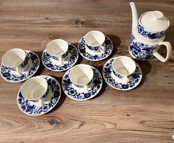 Kávový servis Porcelaine Fine de Bohême (cibulák) - 2