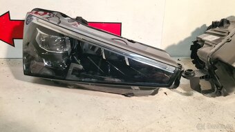 Škoda Scala full led světlomety použitá sada - 2