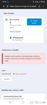 Datamanie O2 100 GB - původní tarif za 349 CZK - 2