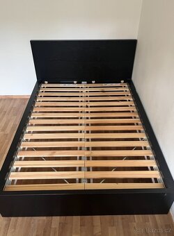 MALM rám postele + středový nosník a laťkový rošt - 2