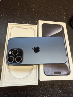 Iphone 15 pro max 256 modrý titan - 2