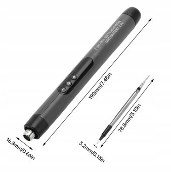 Aku mikropájka USB C 260-420 °C - 2