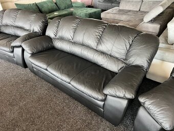 Sedací souprava 3 + 2 + 1 - kůže - NEPOUŽITÁ - 2