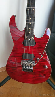 Zánovní elektrická kytara HB Fusion-III FR + snímače EMG - 2