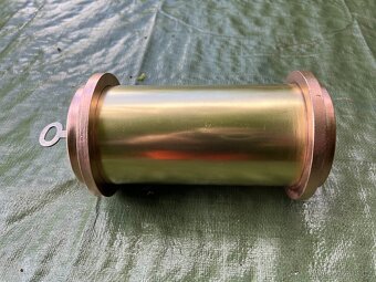 Mosazná uzamykatelná schránka/ trubkový trezor - 2