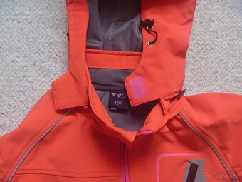 růžová softshellová bunda zn. Kugo vel. 128 - 2