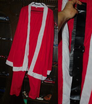 kostým Santa Claus a vánoční skřítek. - 2