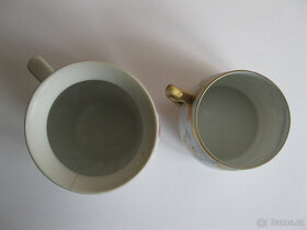 hrníčky starožitné,starožítná grogovka,.... - 2