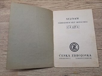 ČZ 125 B návod a katalog dílů - 2