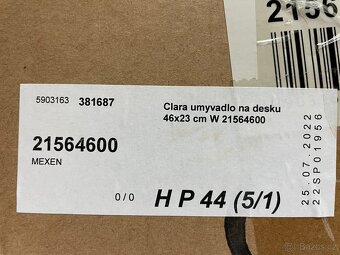 Umyvadlo na desku Mexen - Nove - 2