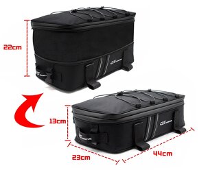 Sada 3 ks Tašky na kufry motocyklu - 2