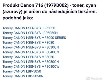 Tonery Canon - 2