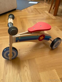 Dřevěné odrazedlo, trikolka - 2