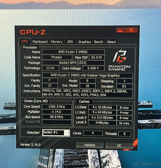 Herní PC Gigabyte R5 3400/ GTX 1660Super/16GB DDR - 2
