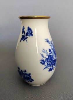Okouzlující porcelánová váza od Royal KPM z Echt Cobalt - 2
