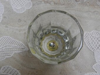 Vzácná broušená sklenice s Kohoutem Baccarat Francie - 2