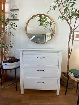 NOVÉ Velké zrcadlo IKEA STOCKHOLM - ořech 80cm - 2