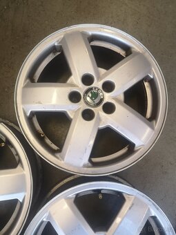 Alu kola 5x100 r15 Škoda - 2