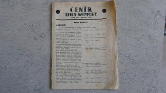 ♦️ LEICA  -  CENNÍKY ♦️ - 2
