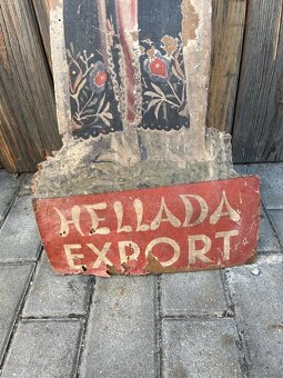 Stará papírová reklama , Hellada - 2