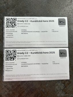 Vstupenky Hrady.cz - Kunětická hora - 2