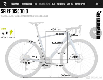 Radon Spire Disc 10.0 2021, XL63 cm, karbon, SRAM Force AXS, - 2