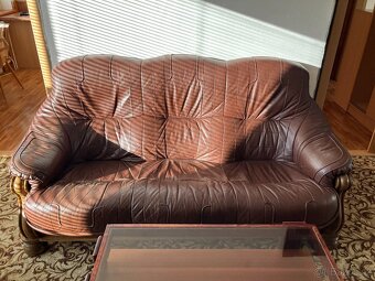 Kožená sedací souprava 3+1+1 - 2