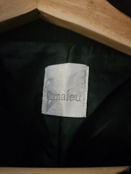 Dámský dlouhý černý kabát - 2