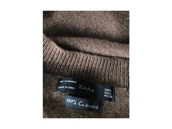 100% kašmír-Kašmírový svetr kardigan zn.ZARA - 2