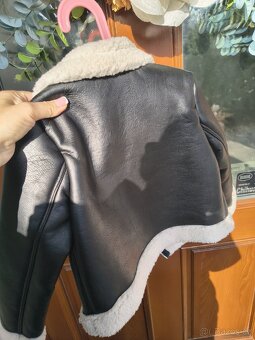 Nová kožená bunda, vel 4-5let - 2