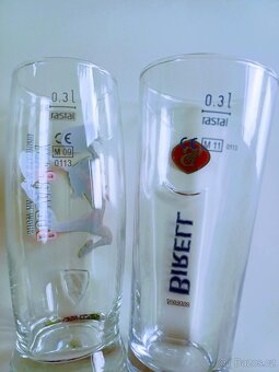 Sběratelské sklenice pivo 2x - 2