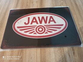 PLECHOVÉ DEKORAČNÍ CEDULE JAWA - 2