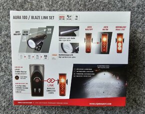 Světla Sigma Aura 100-Blaze link,Universal držák SP connect - 2