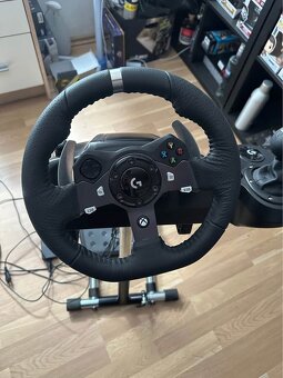 Volant Logitech G920, pedály, řadící páka, konzole(držák) - 2