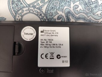 BEURER - BF 700 DIAGNOSTICKÁ KOUPELNOVÁ VÁHA S BLUETOOTH - 2
