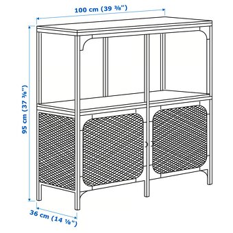 Policový nábytek Ikea - 2 ks - 2