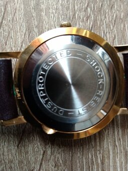 Prodám hodinky Poljot, pozlacený plášť - 2