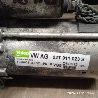 Škoda Fabia II.- startér 1.2 HTP-BBM - 02T911023S - 2