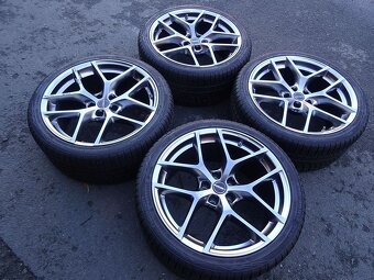 Alu disky Borbet na Audi, 19", 5x112,ET 26, zimní sada - 2
