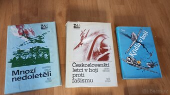 Konvolut knih s vojenskou tématikou, čs piloti RAF - 2