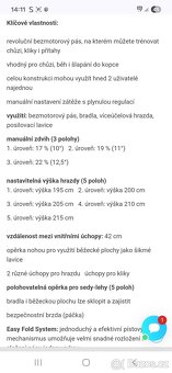 Běžecký pás s posilováním - 2