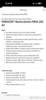 Svářečka Parkside - 2