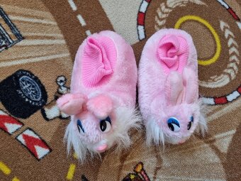 Dětské plyšové papuče NOVÉ 15,5 cm - 2
