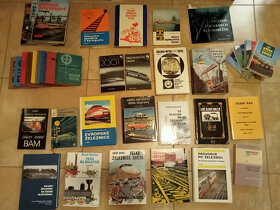 ČSD jízdní řády a knihy o železnici a Evropské j.řády - 2